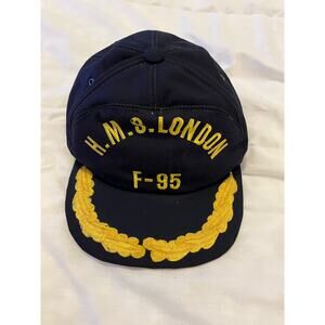 HMS London F - 95 hat Cap Vintage Navy